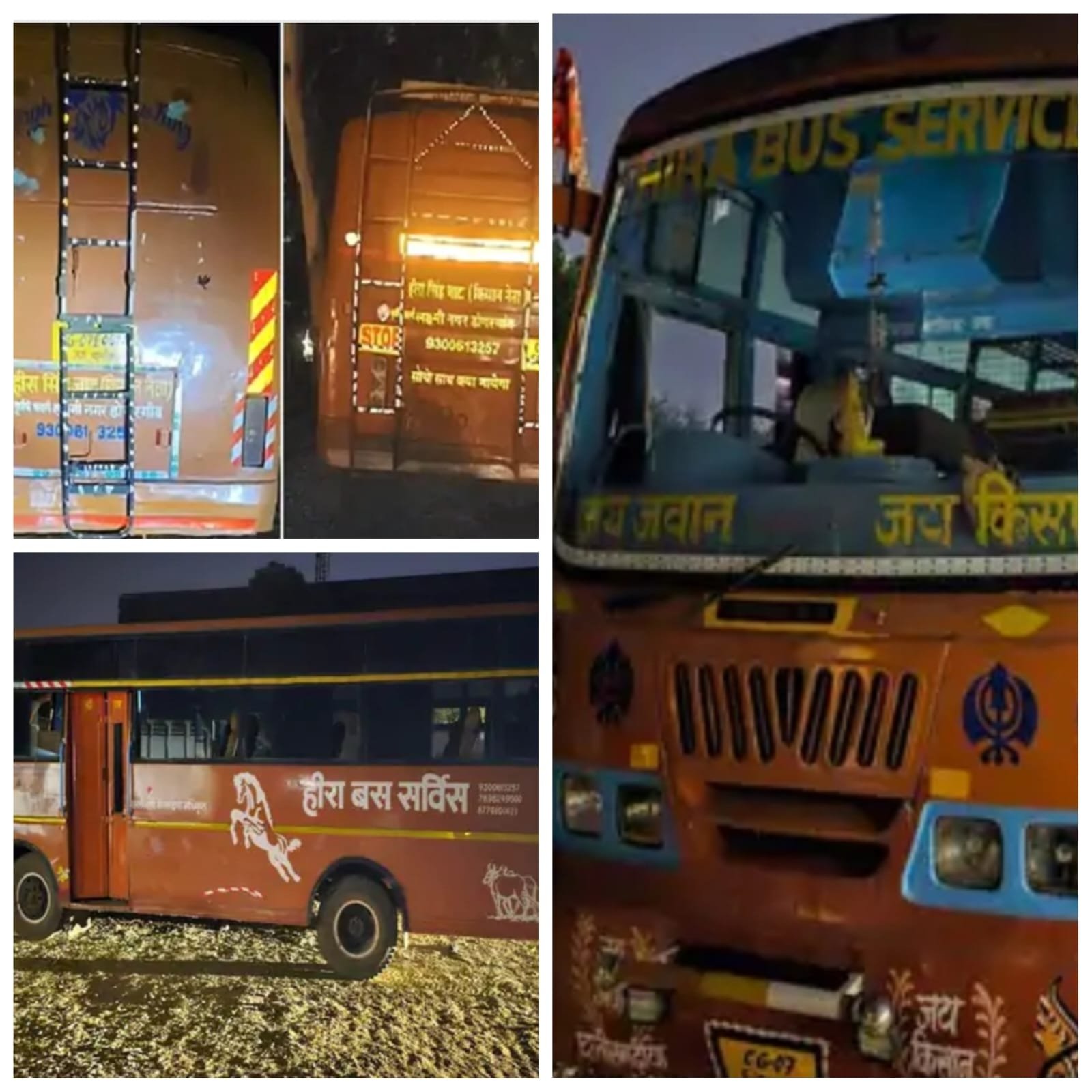 टैक्स बचाने एक नंबर से सड़क पर दौड़ायी 2 बस : दुर्ग में हीरा बस सर्विस की करतूत