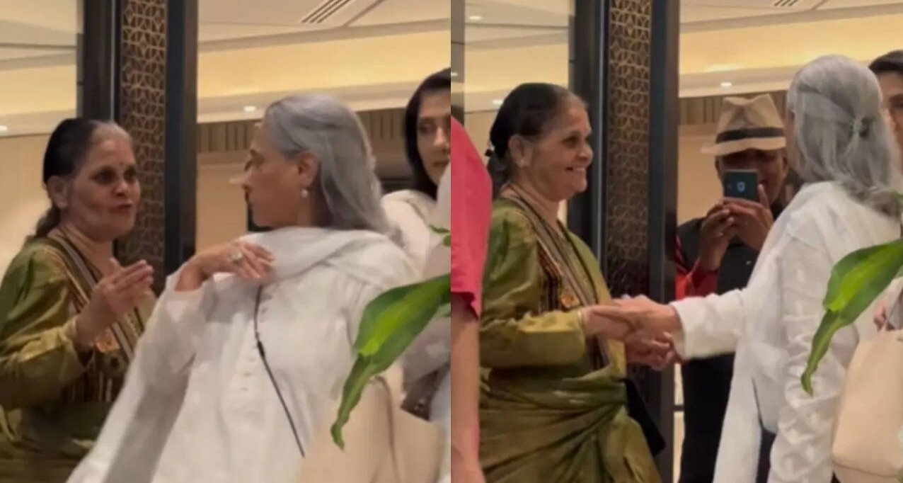 जया बच्चन ने मनोज कुमार की प्रार्थना सभा में महिला का गुस्से में हाथ झटक लगाई लताड़