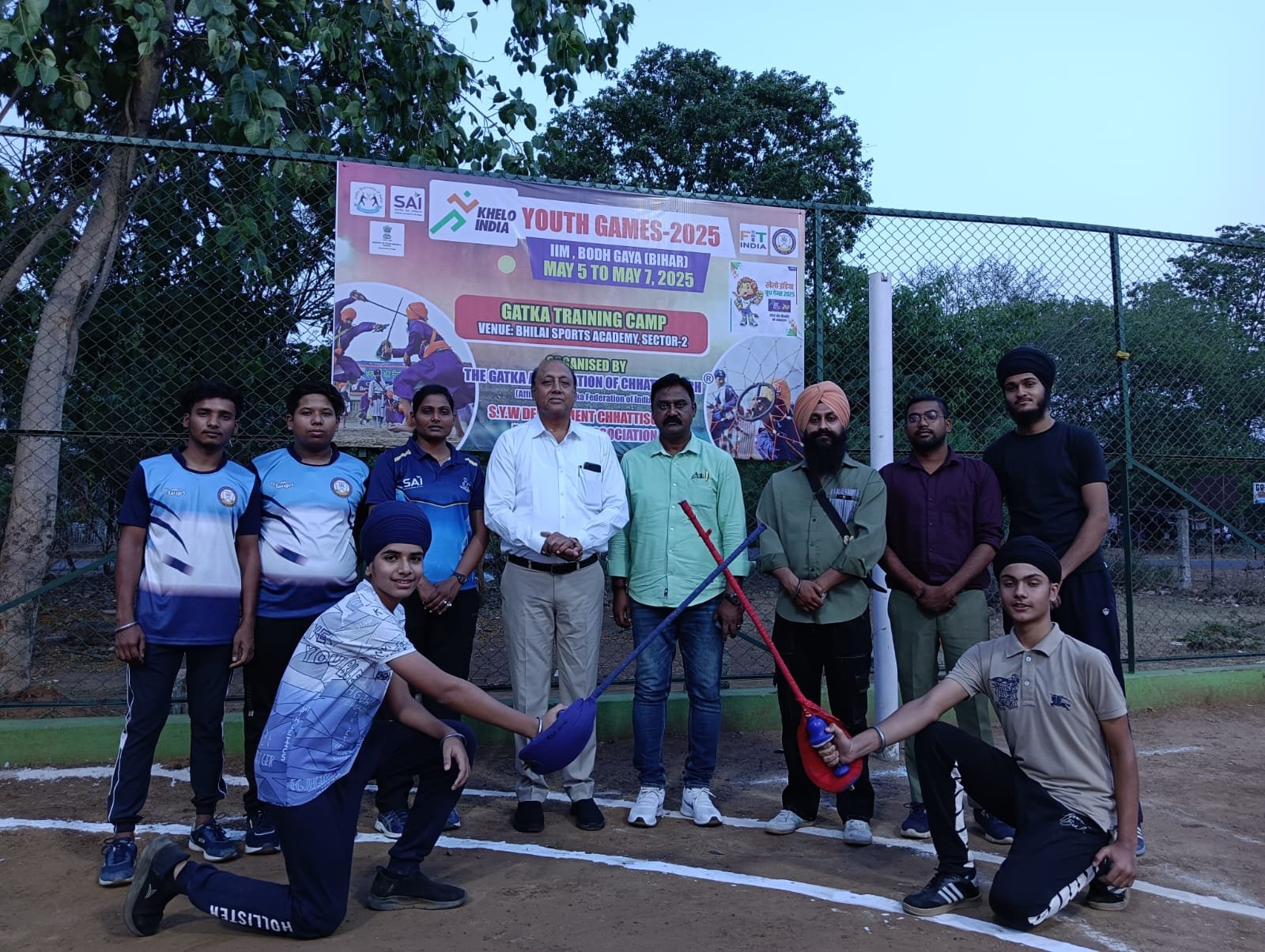 Sport News : खेलो इंडिया यूथ गेम के लिए छत्तीसगढ़ की गतका टीम चयनित