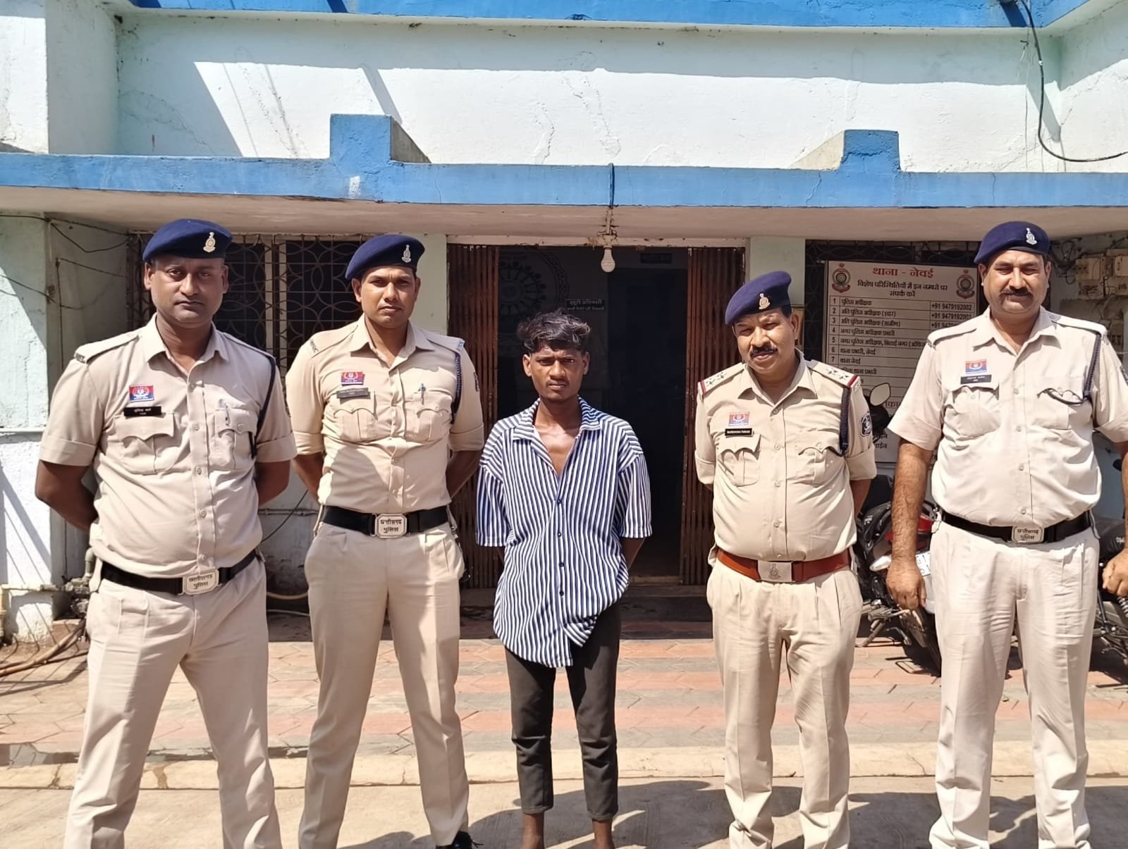 भिलाई में हत्या : शराबी ने अधेड़ के सीने में घुसा दी शराब की बोतल, भेजा गया जेल