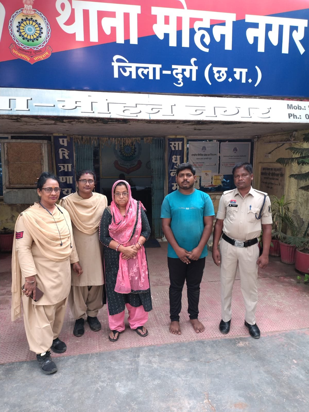 घुसबैठिए मामले में चरौदा एवं जयंती नगर दुर्ग से एक-एक आरोपी गिरफ्तार, भेजे गए जेल