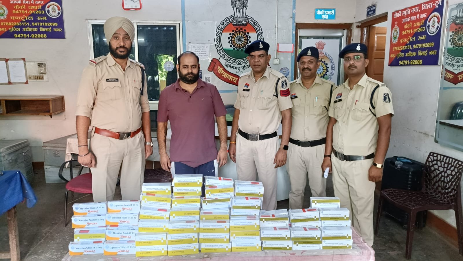 साढ़े 16 हज़ार नशीली गोलियों के साथ गोंदिया से स्मगलर पुलिस की गिरफ्त में
