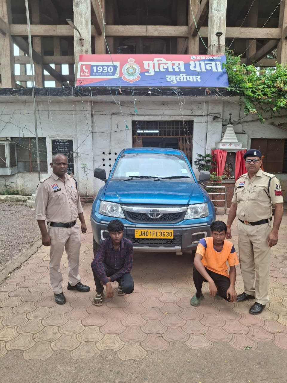 सनटेक कंपनी भिलाई का वाहन कर्मचारी ने किया चोरी, पुलिस ने दबोचा