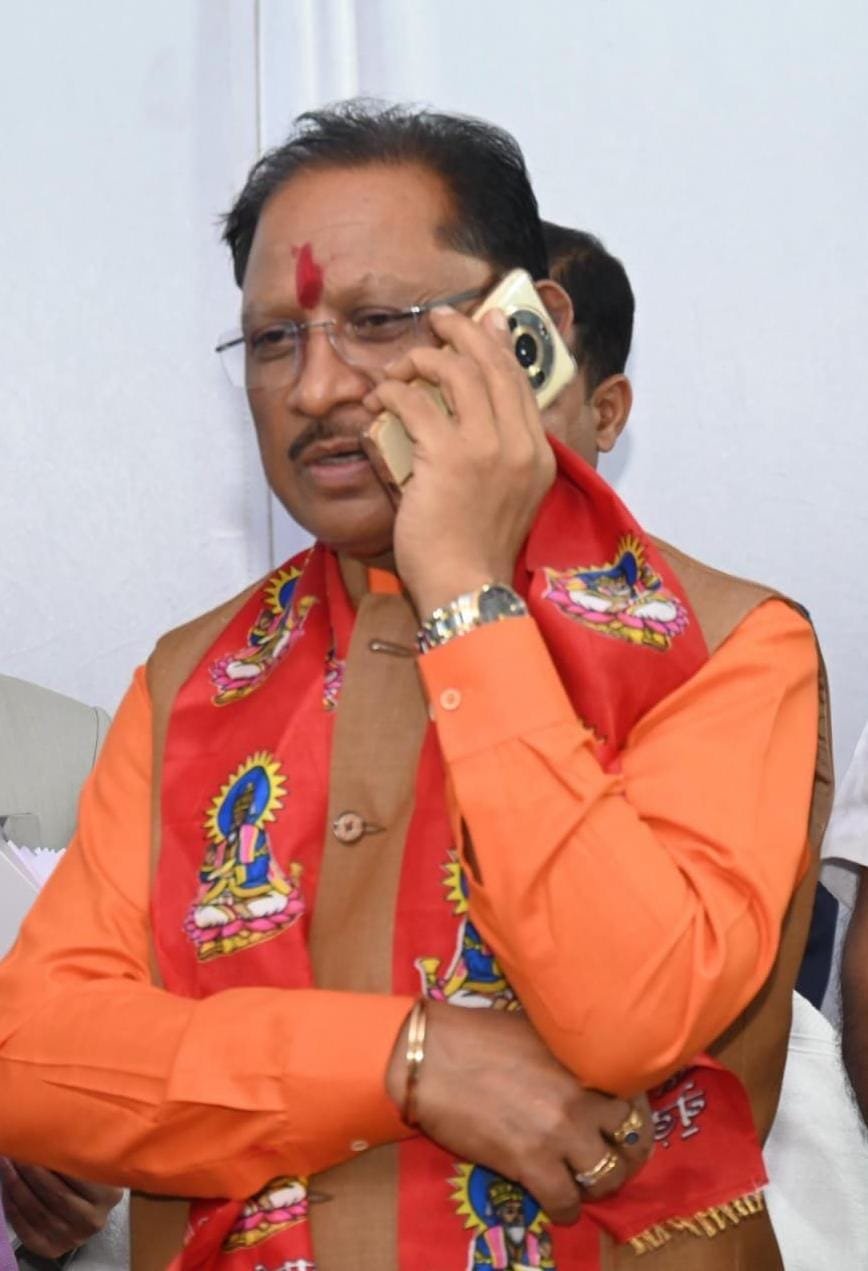 CM साय दिव्य शिव महापुराण कथा के समापन समारोह में वर्चुअली हुए शामिल