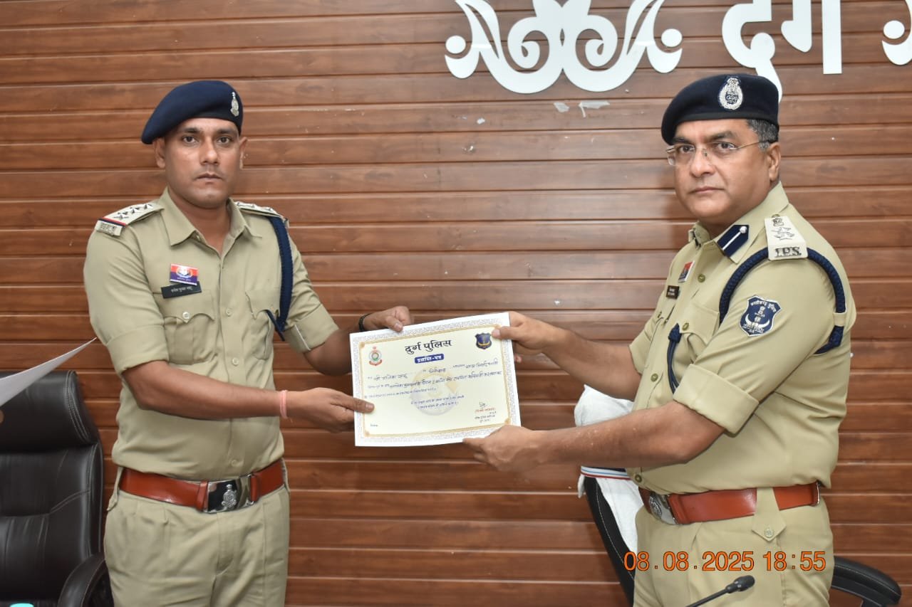 ऑपरेशन मुस्कान के तहत दुर्ग पुलिस ने 181 परिवारों की लौटाईं खुशियां