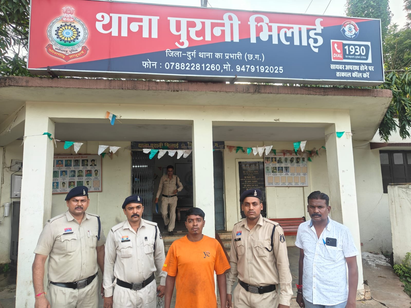 भिलाई तीन हत्याकांड में आरोपी सगा भाई गिरफ्तार, भेजा गया जेल