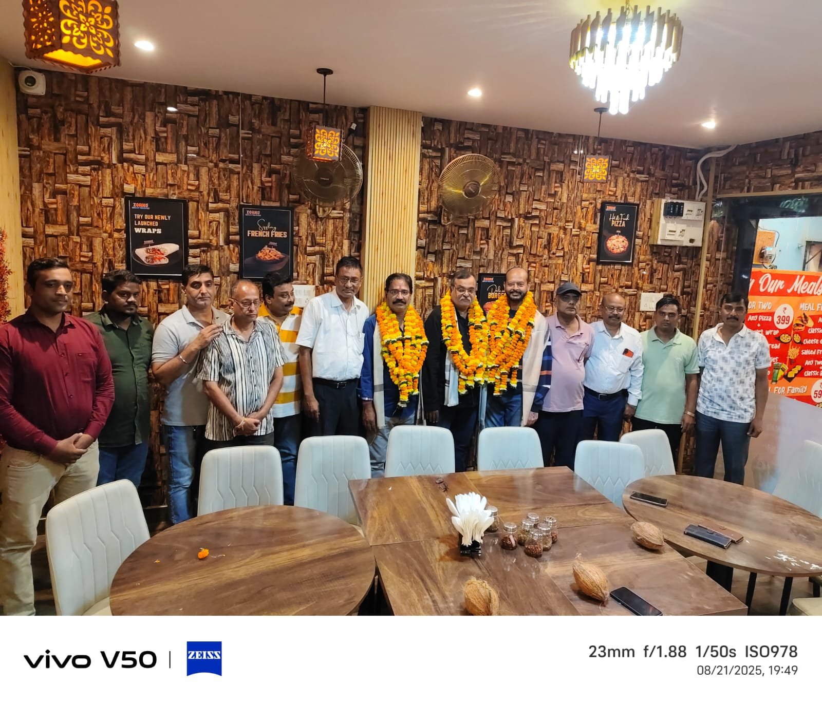 HMS यूनियन ने षष्ठीपूर्ति पर सेवानिवृत हो रहे पदाधिकारीयों का किया सम्मान