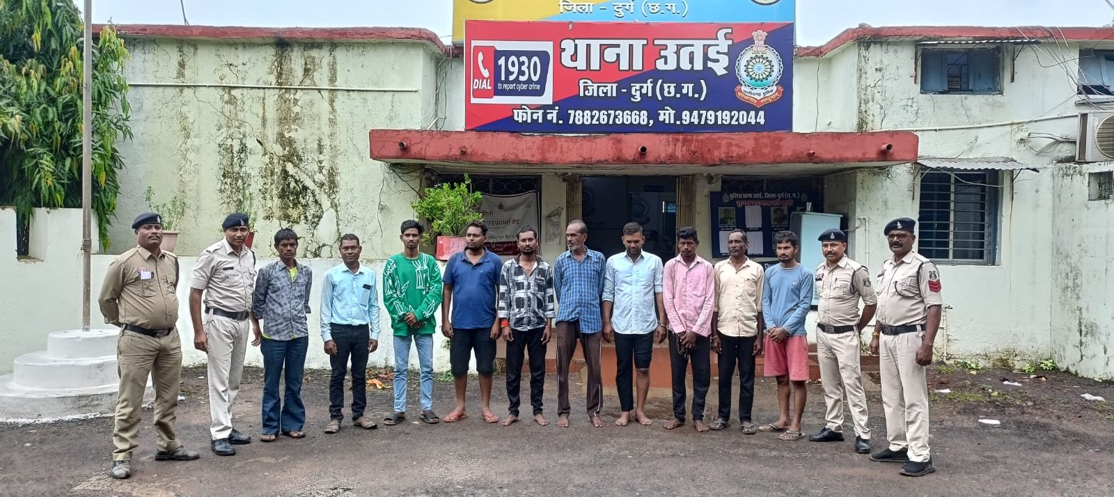 दुर्ग जिले में वारंटियो के खिलाफ चला विशेष अभियान, 255 को किया गिरफ्तार