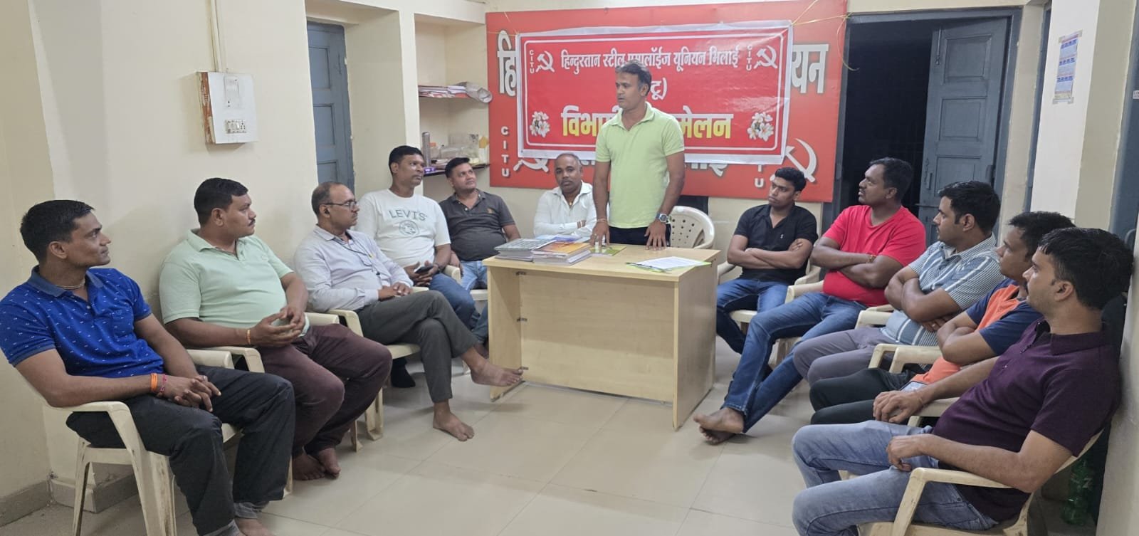 अग्निशमन विभाग के सम्मेलन के साथ भिलाई में सीटू के सम्मेलनों का दौर शुरू