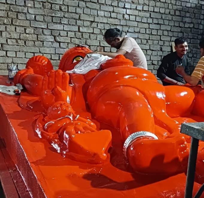 शिव मानस गणेशोत्सव समिति सेक्टर 10 में विलक्षण मुद्रा में लंबोदर देंगे दर्शन