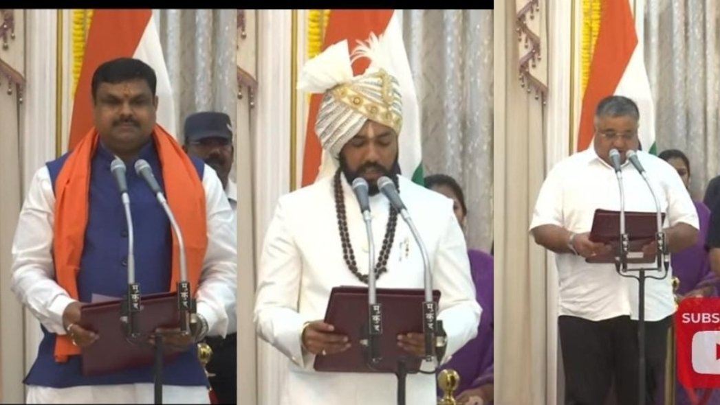 साय मंत्रिमंडल का विस्तार, तीन मंत्रियों ने ली शपथ, दुर्ग से गजेंद्र यादव