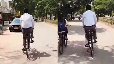 कौन हैं कलेक्टर सतीश कुमार एस., जो बिना तामझाम साइकिल से ऑफिस जाते हैं