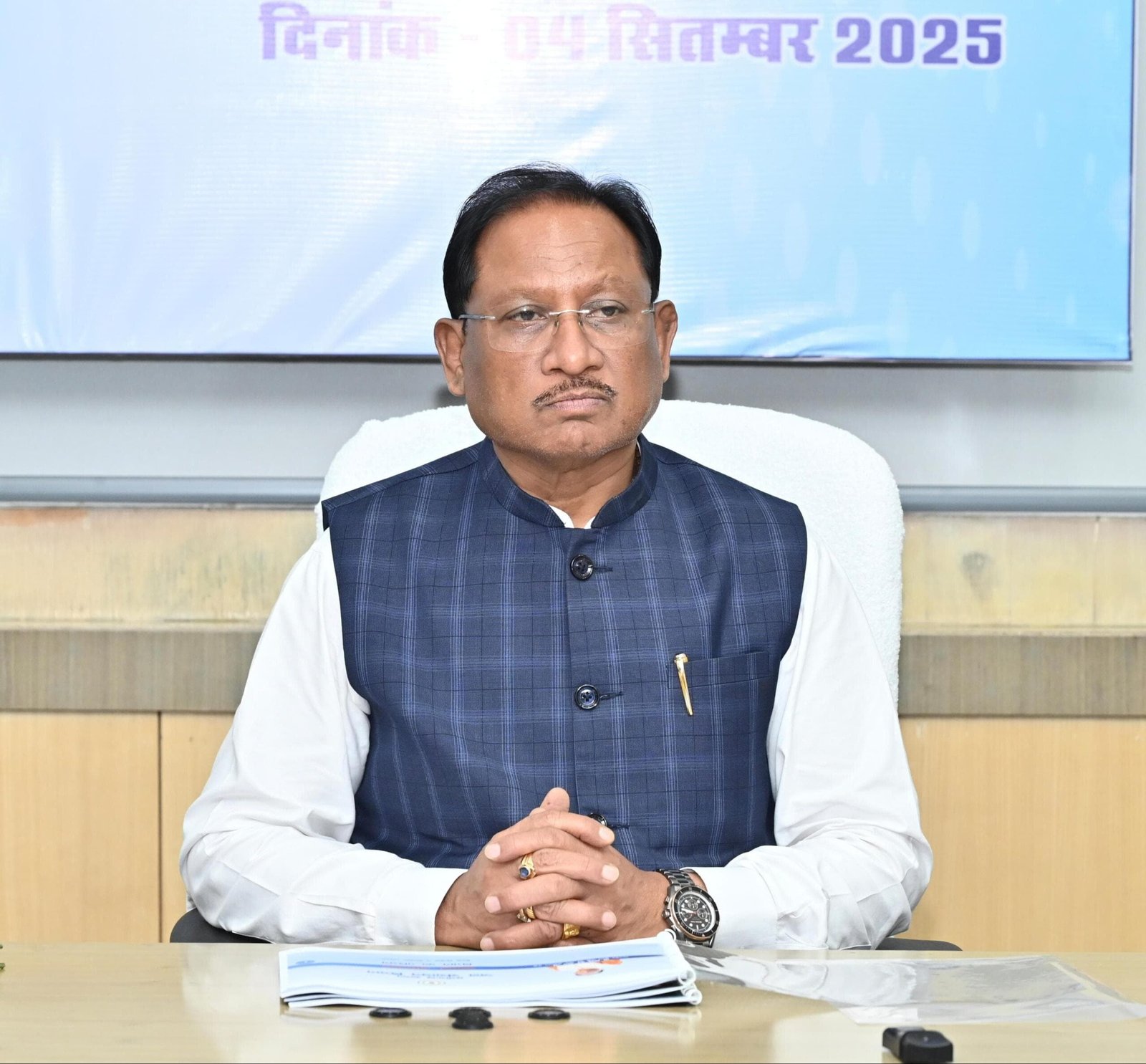 लुत्ती बांध के टूटने पर जताई गहरी नाराज़गी, दुबारा इस तरह की गलती नहीं की जाएगी बर्दाश्त – CM साय