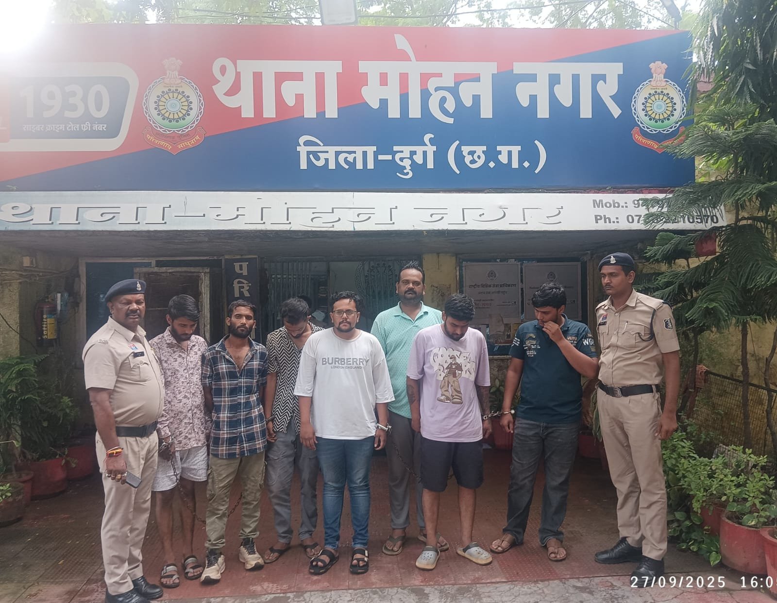 चिट्टा तस्कर गिरोह के सप्लाई चेन को दुर्ग पुलिस ने किया ध्वस्त, 07 गिरफ्तार