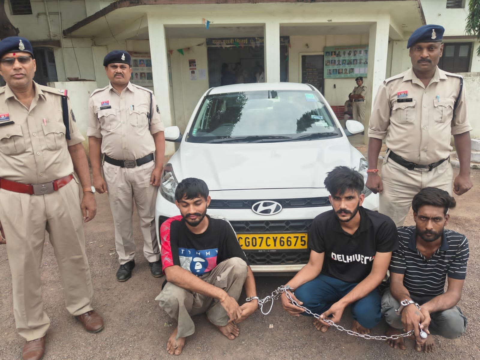 भिलाई में अफीम की बिक्री करते तीन तस्कर गिरफ्तार, 147 ग्राम नशीला पदार्थ जप्त
