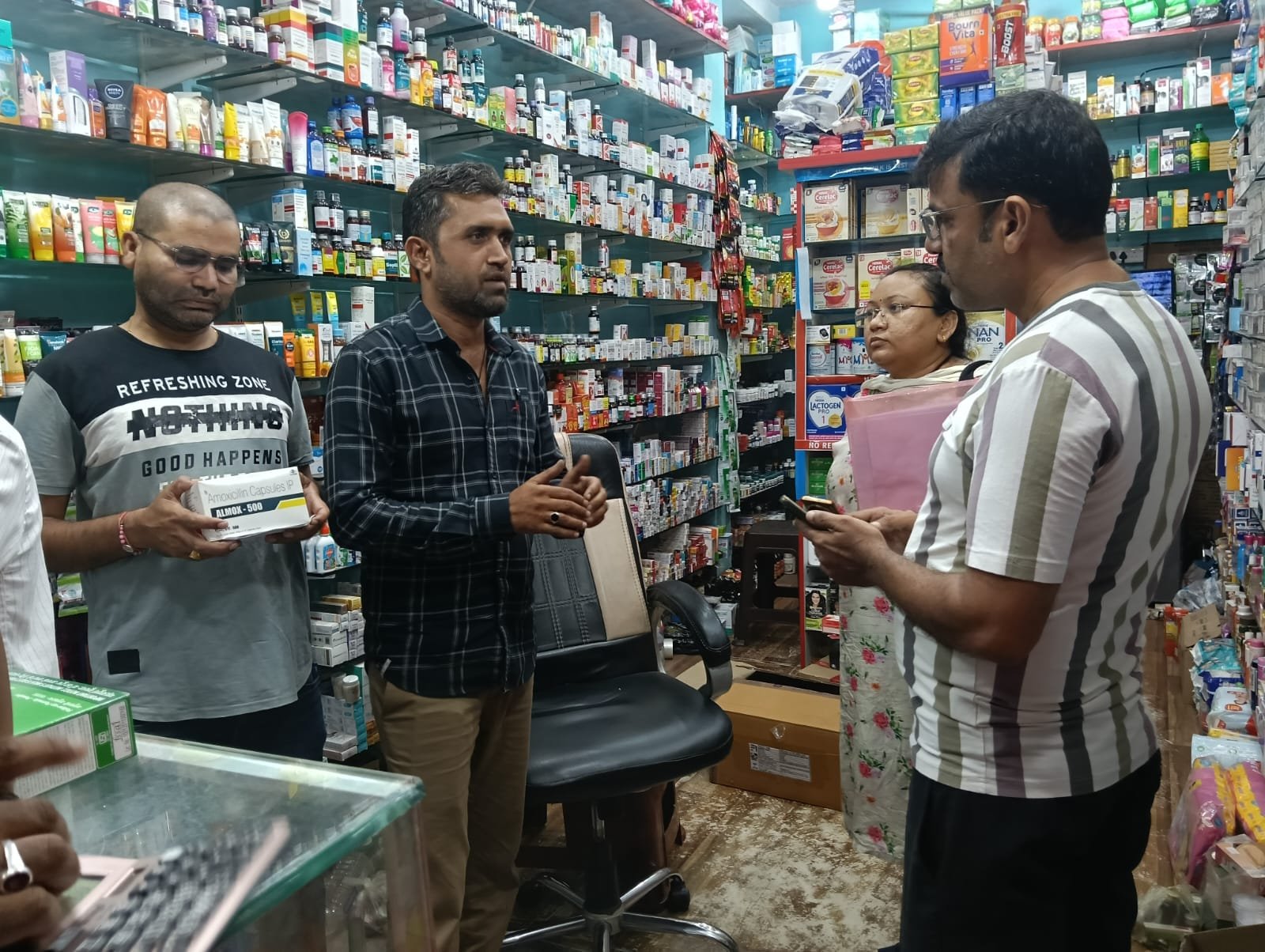 न्यू आरजू मेडिकल मेडिकल्स का औषधि लाईसेंस निरस्त किया खाद्य एवं औषधि प्रशासन विभाग ने