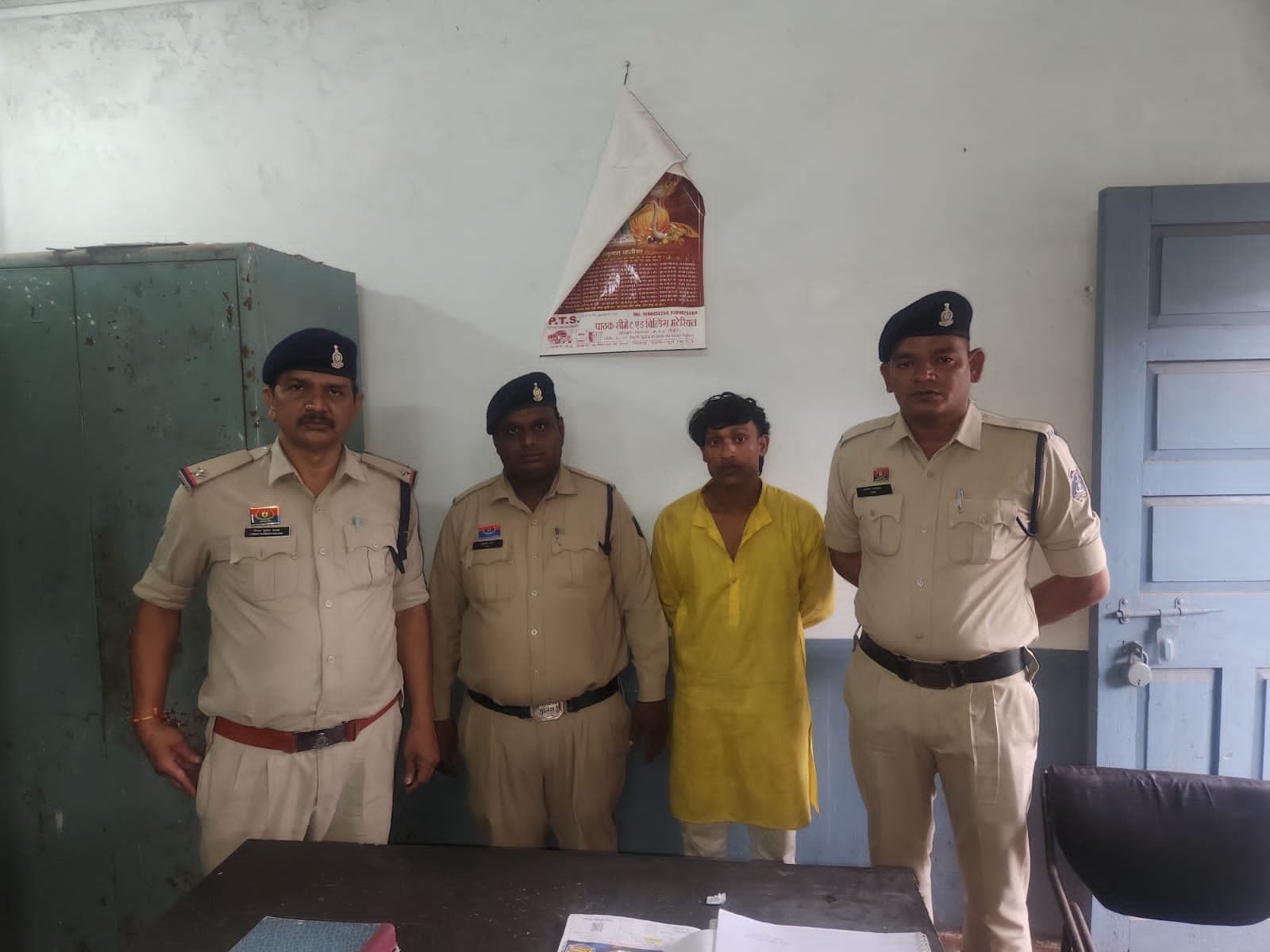 गोवंश का हत्यारा छावनी पुलिस की गिरफ्त में, भेजा गया जेल