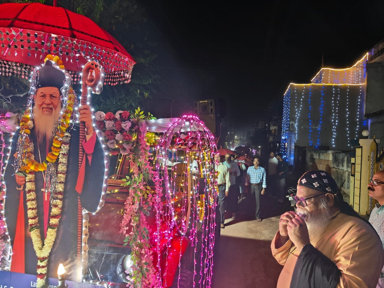 स्व बिशप डॉ. स्टाफ़ानोस मार थियोडोसियस के स्मृति दिवस पर निकाली गई शोभायात्रा