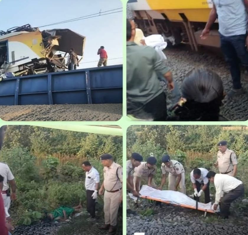 बिलासपुर रेल हादसा : मालगाड़ी व मेमू ट्रेन के टक्कर में 11 की मौत, 20 यात्री घायल