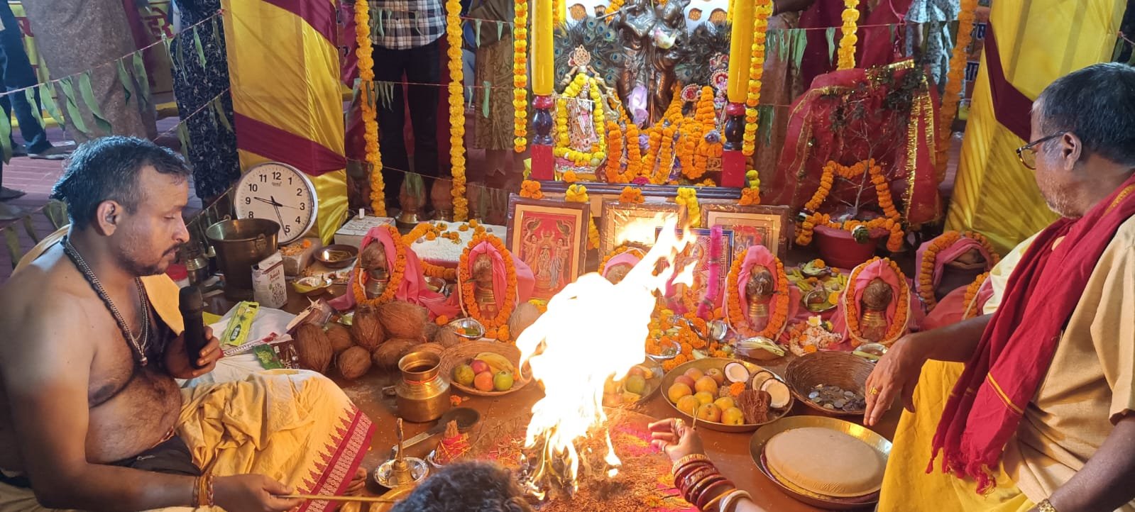 जगन्नाथ मंदिर सेक्टर 6 में श्री हरि कीर्तन नाम यज्ञ का हुआ आयोजन