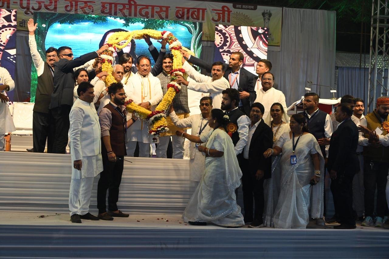 बाबा के बताएं मार्ग पर चल सभी समाज हित में कार्य कर रही है सरकार – CM साय