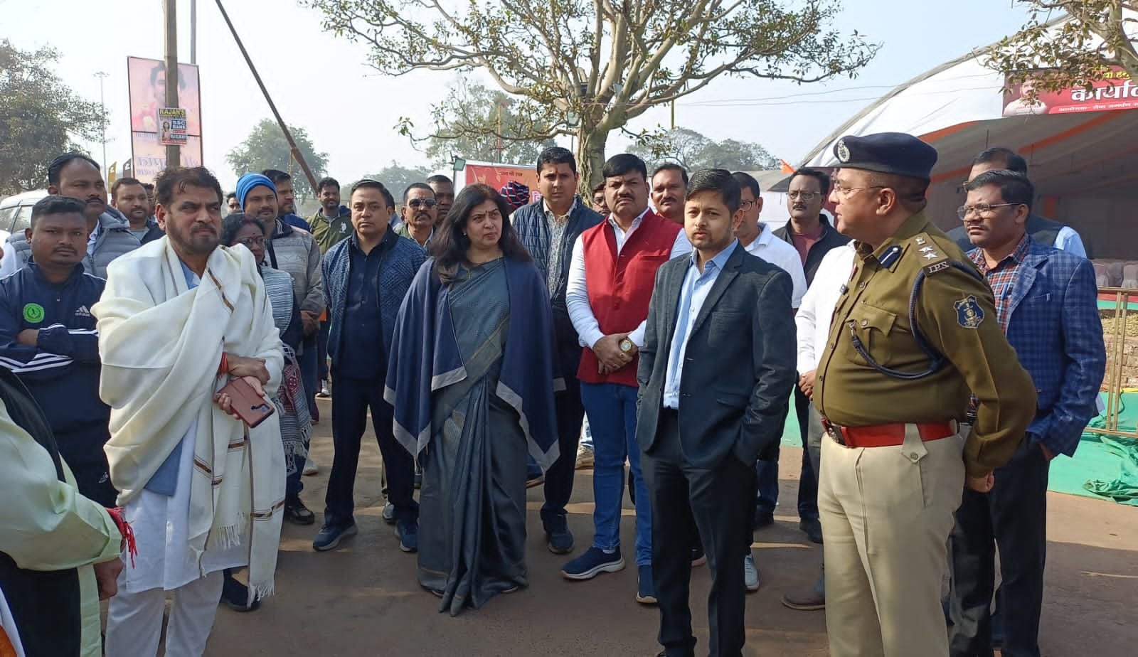 श्री हनुमंत कथा आयोजन में सुरक्षा के मद्देनज़र कलेक्टर व SSP ने किया स्थल निरीक्षण श्री हनुमंत कथा आयोजन में सुरक्षा के मद्देनज़र कलेक्टर व SSP ने किया स्थल निरीक्षण