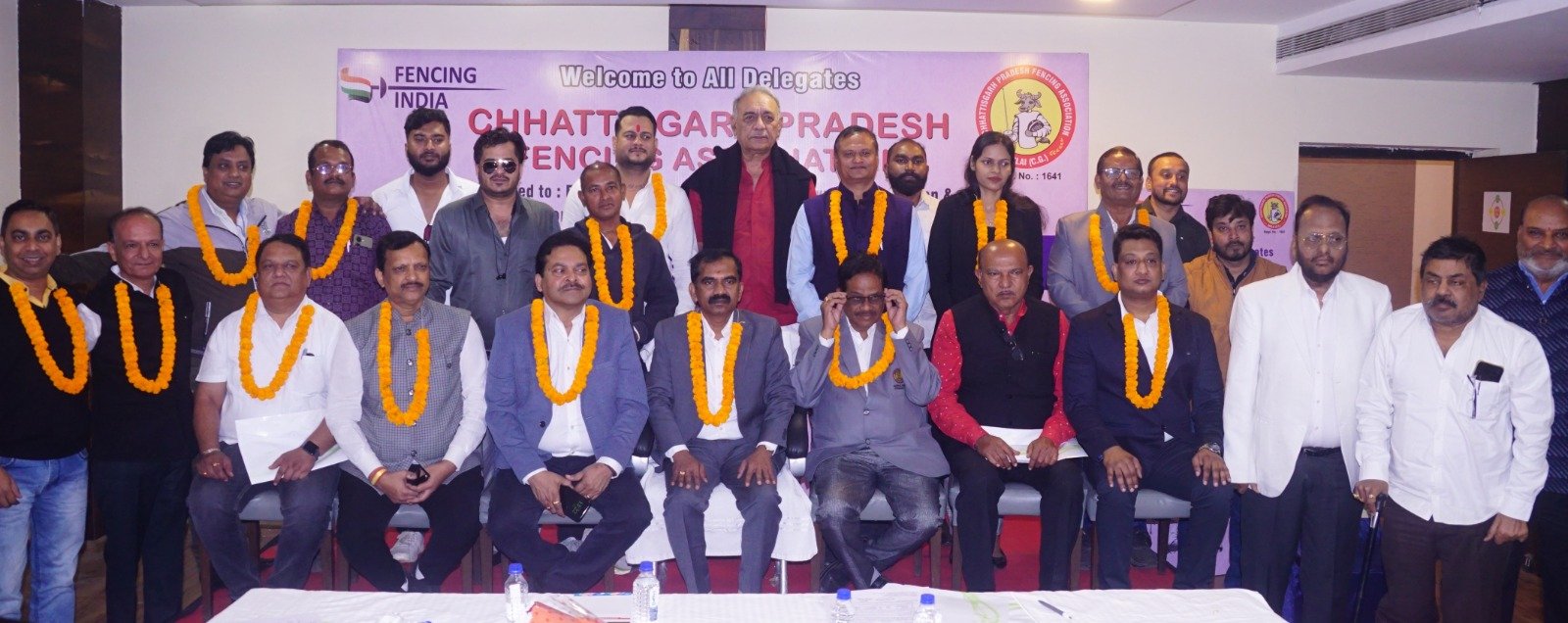 छत्तीसगढ़ प्रदेश फेंसिंग एसोसिएशन का चुनाव हुआ संपन्न