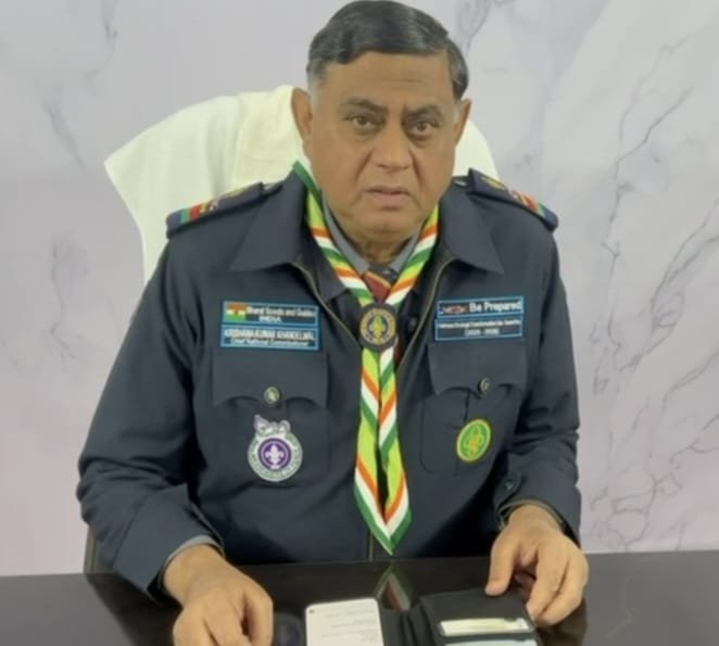 भारत स्काउट एंड गाईड के मुख्य राष्ट्रीय कमिश्नर खण्डेलवाल ने की जम्बुरी की व्यवस्थाओं की तारीफ भारत स्काउट एंड गाईड के मुख्य राष्ट्रीय कमिश्नर खण्डेलवाल ने की जम्बुरी की व्यवस्थाओं की तारीफ