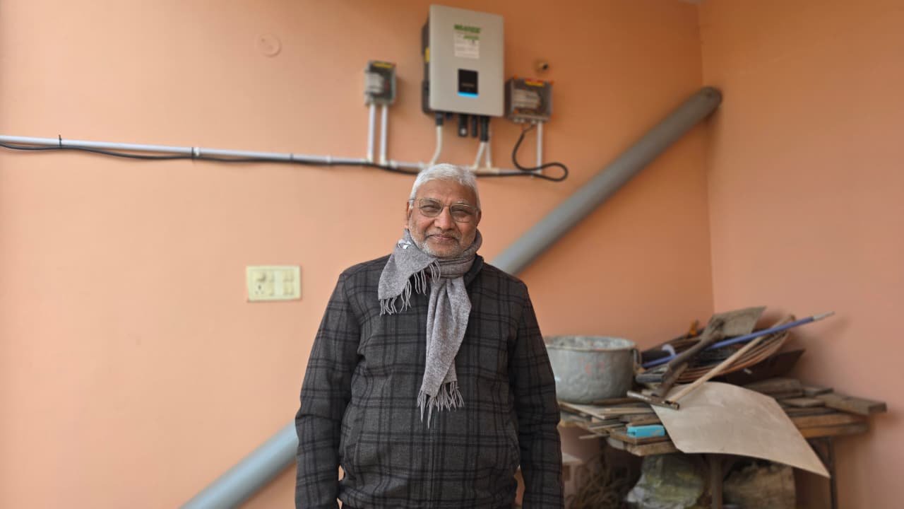 पीएम सूर्य घर मुफ्त बिजली योजना से राम नारायण का बिजली बिल हुआ शून्य पीएम सूर्य घर मुफ्त बिजली योजना से राम नारायण का बिजली बिल हुआ शून्य