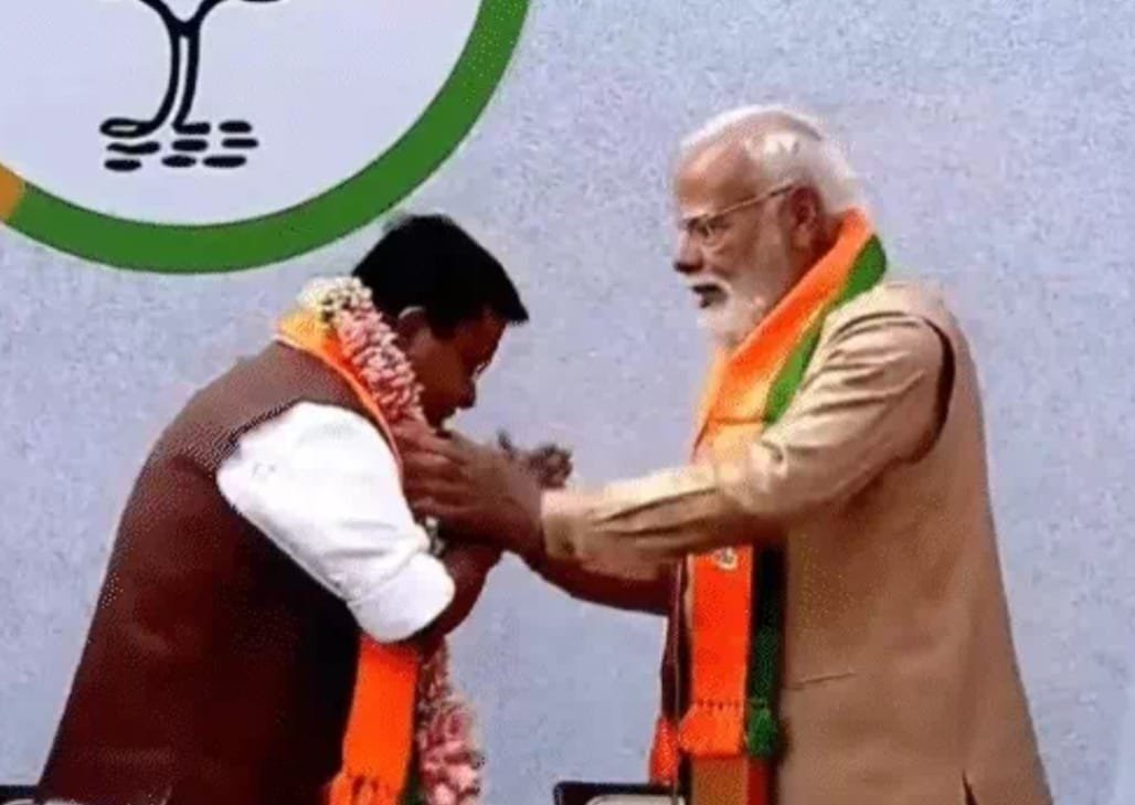 नितिन नबीन भाजपा के राष्ट्रीय अध्यक्ष बनेः PM मोदी ने माला पहनाकर किया स्वागत