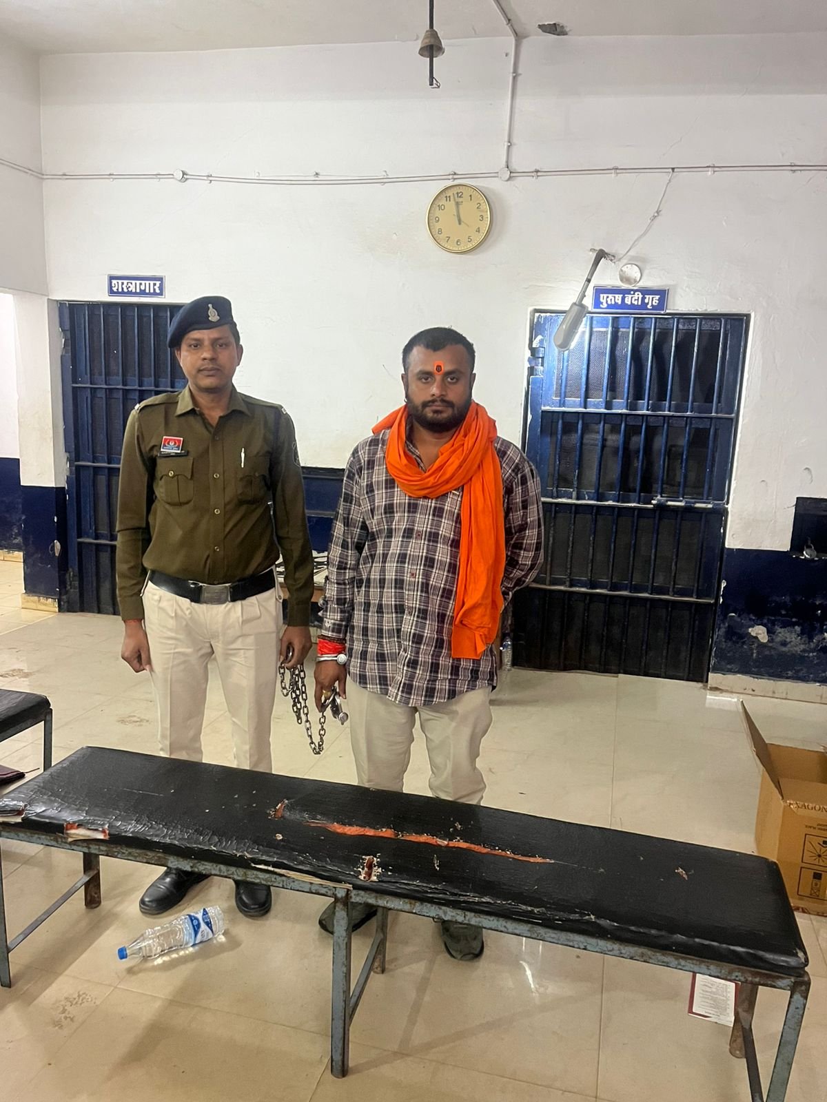 दुर्ग पुलिस से हाथापाई शासकीय कार्य में बाधा मामले में एक और आरोपी गिरफ्तार