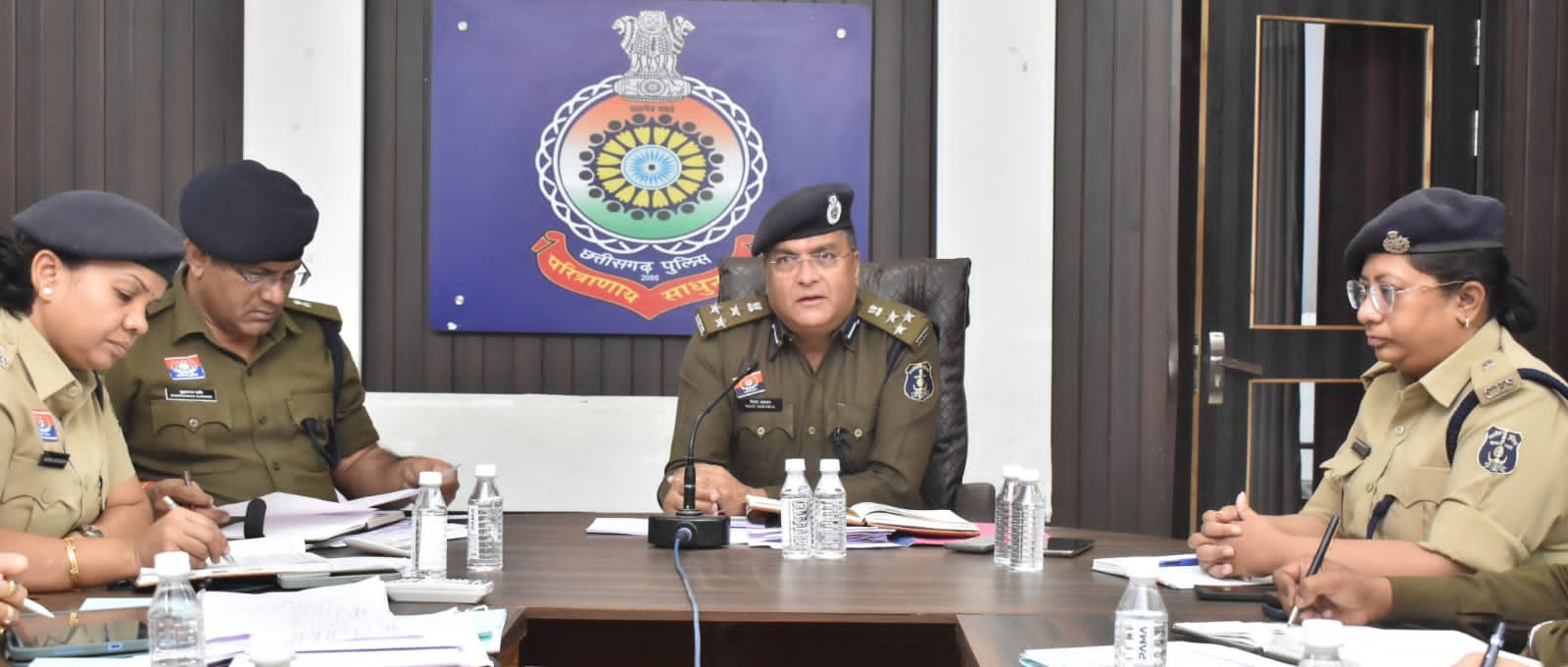 होली को शांतिपूर्ण बनाने दुर्ग पुलिस अलर्ट, SSP ने ली उच्चस्तरीय बैठक