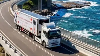 सस्टेनेबल ट्रांसपोर्ट : धूप से चलने वाले ट्रेलर ने पूरा किया 1,671 किलोमीटर का सफर