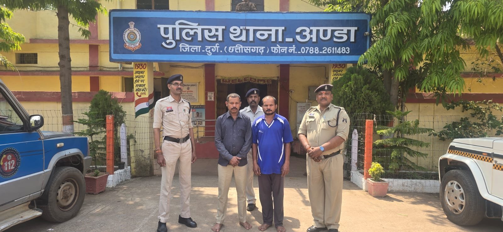 दुर्ग में आपसी विवाद के बाद अधेड़ की हत्या : 3 घंटे में 2 आरोपी गिरफ्तार