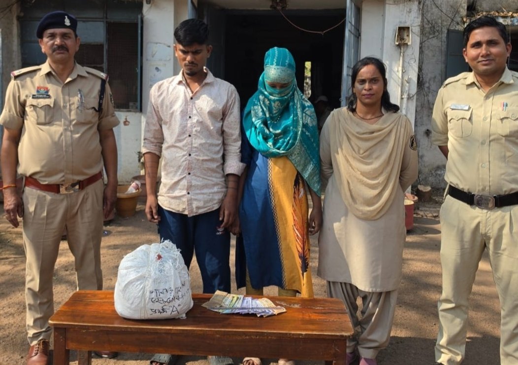 दुर्ग में नशे पर पुलिस का बड़ा प्रहार: 11 किलो से ज्यादा गांजा जब्त