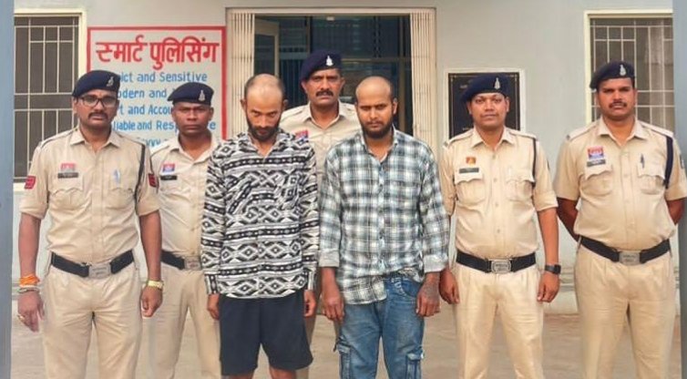 दुर्ग : नशीली टेबलेट बेचते दो आरोपी गिरफ्तार, बाइक व मोबाइल समेत सामग्री जब्त