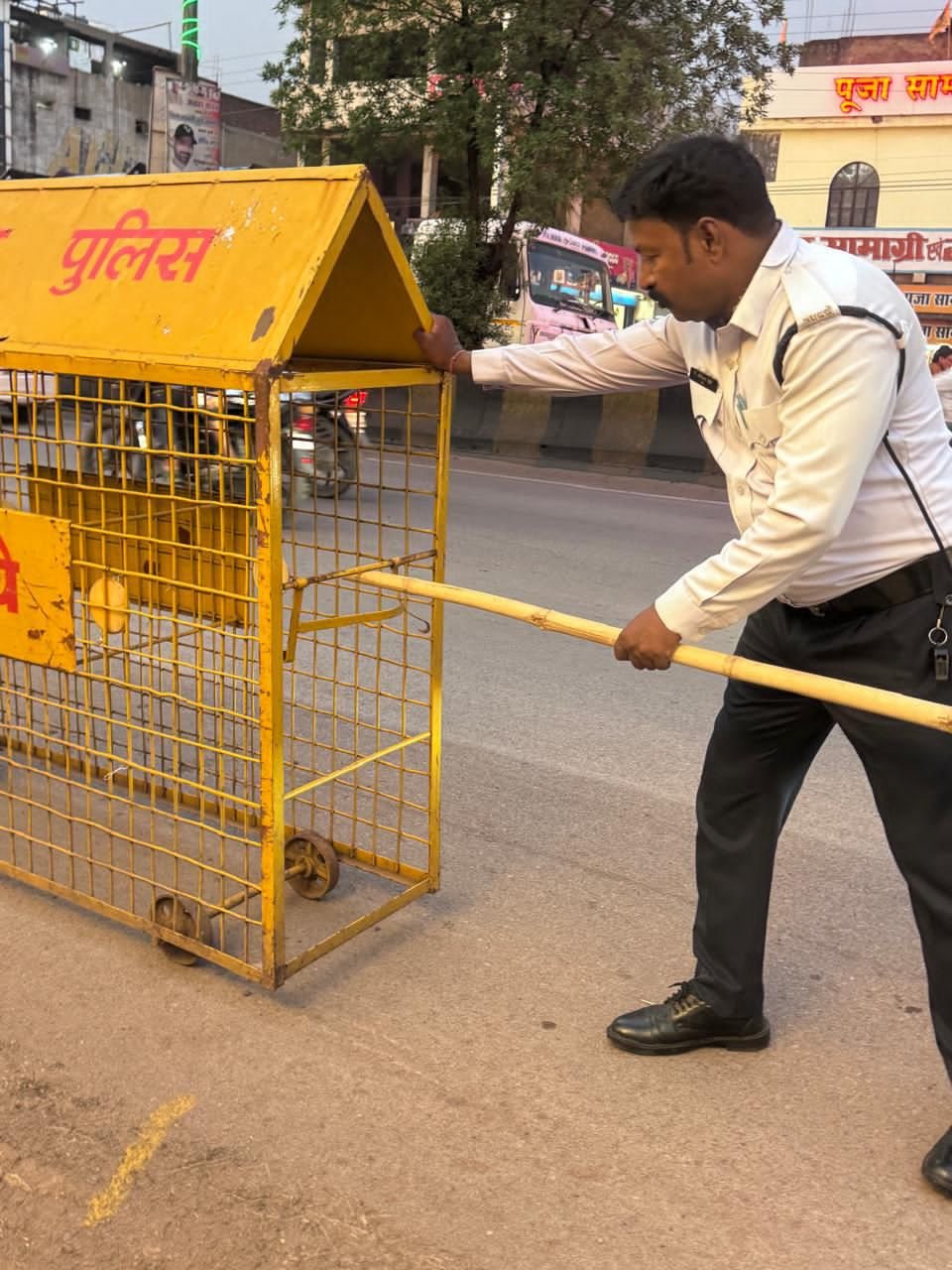 उर्सपाक भिलाई-03 में बदली यातायात व्यवस्था, भारी वाहनों की एंट्री प्रतिबंधित