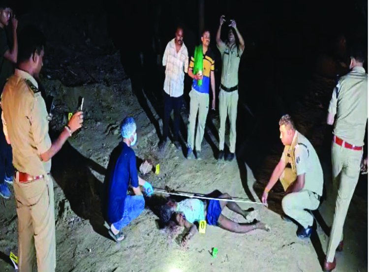 राजधानी रायपुर में बेरहमी से चेहरा सिर कुचलकर अज्ञात युवक की हत्या