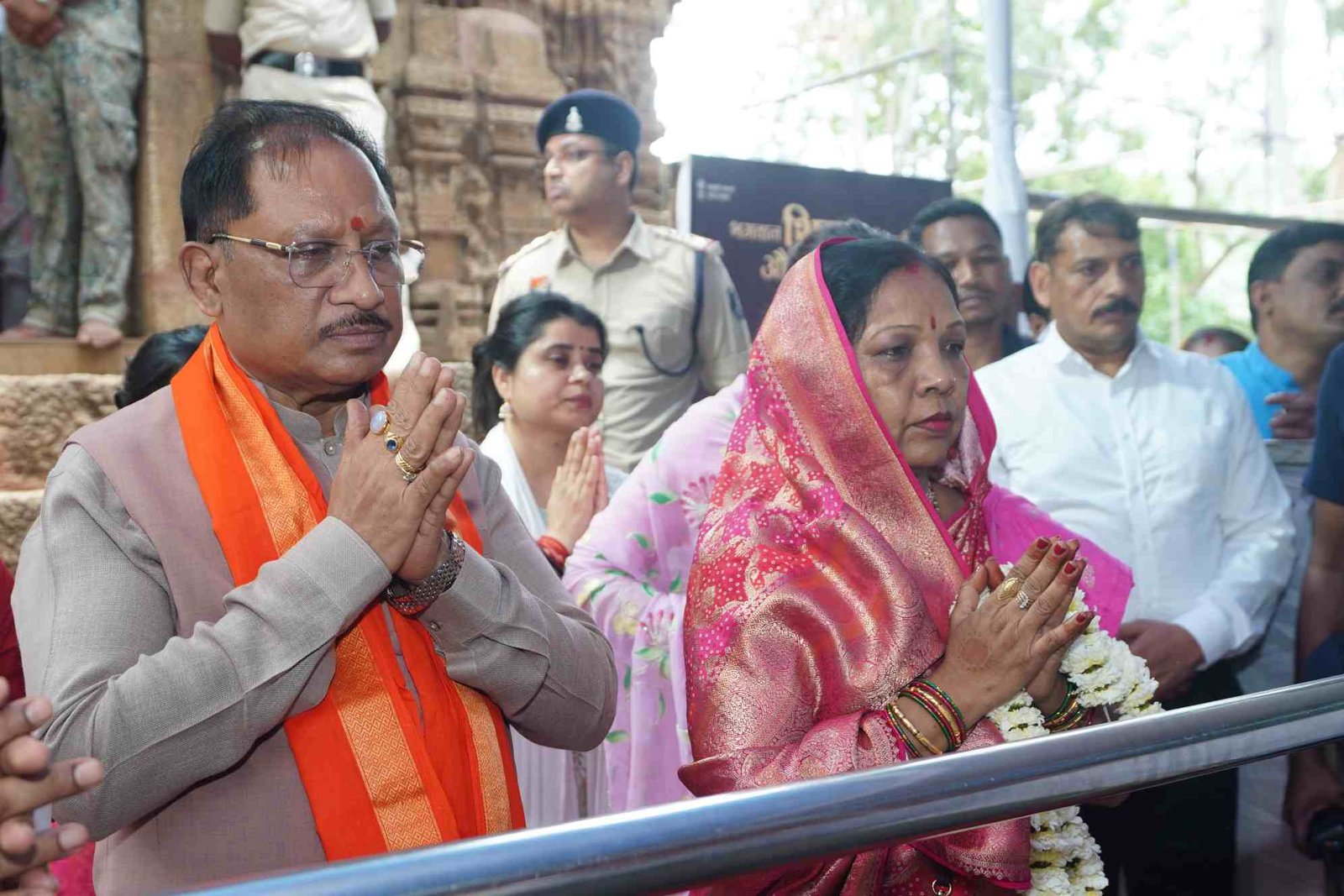 मुख्यमंत्री विष्णु देव साय ने सपत्नीक भोरमदेव धाम में की पूजा-अर्चना