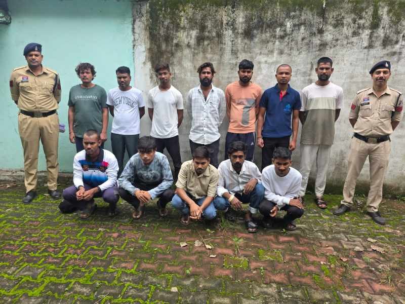 भिलाई में साइबर ठगी की रकम खपाने वाले 13 म्यूल बैंक खाताधारक गिरफ्तार