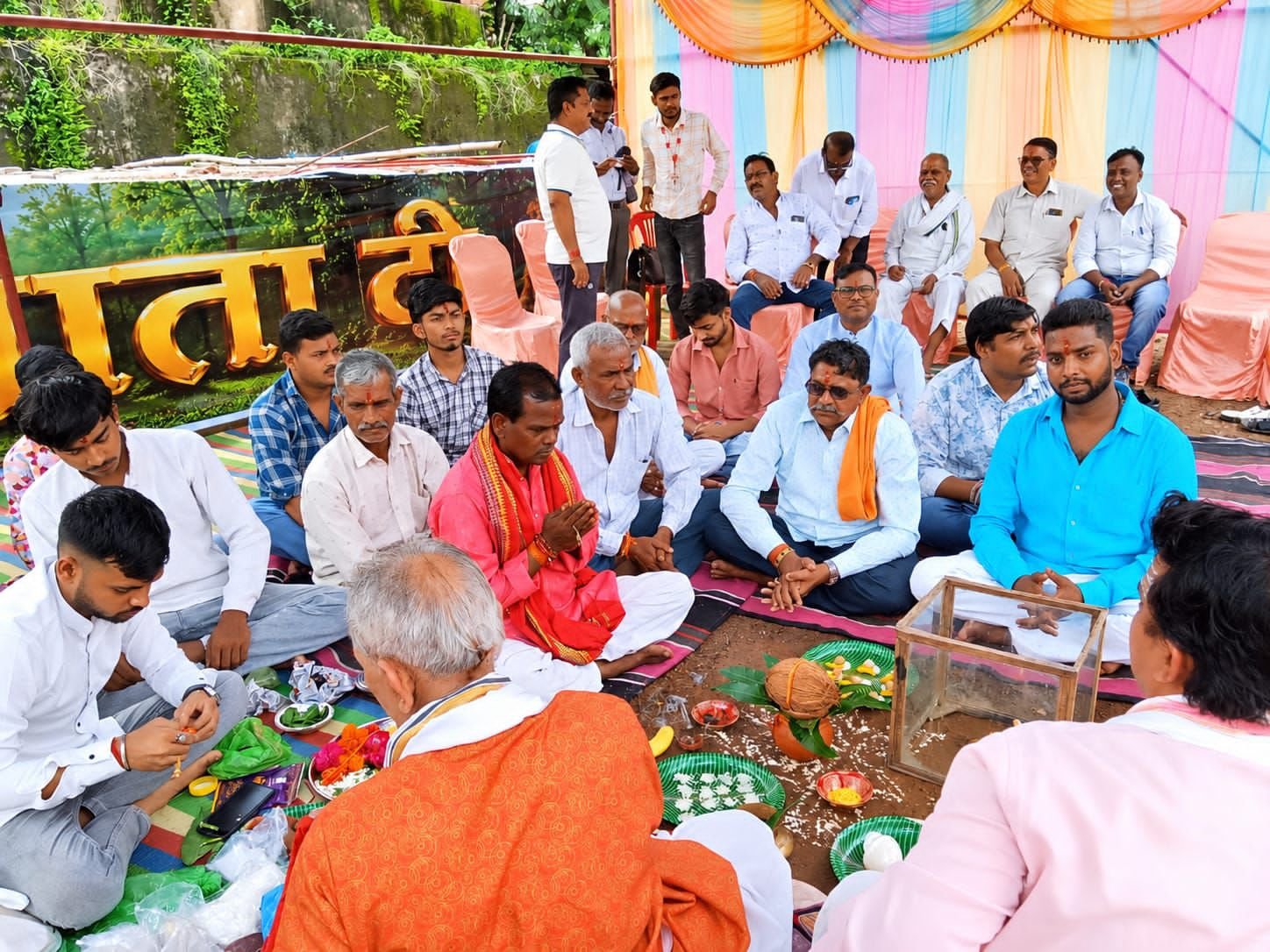 लालमैदान में भूमिपूजन के साथ शारदीय नवरात्र उत्सव 2026 का भव्य आगाज