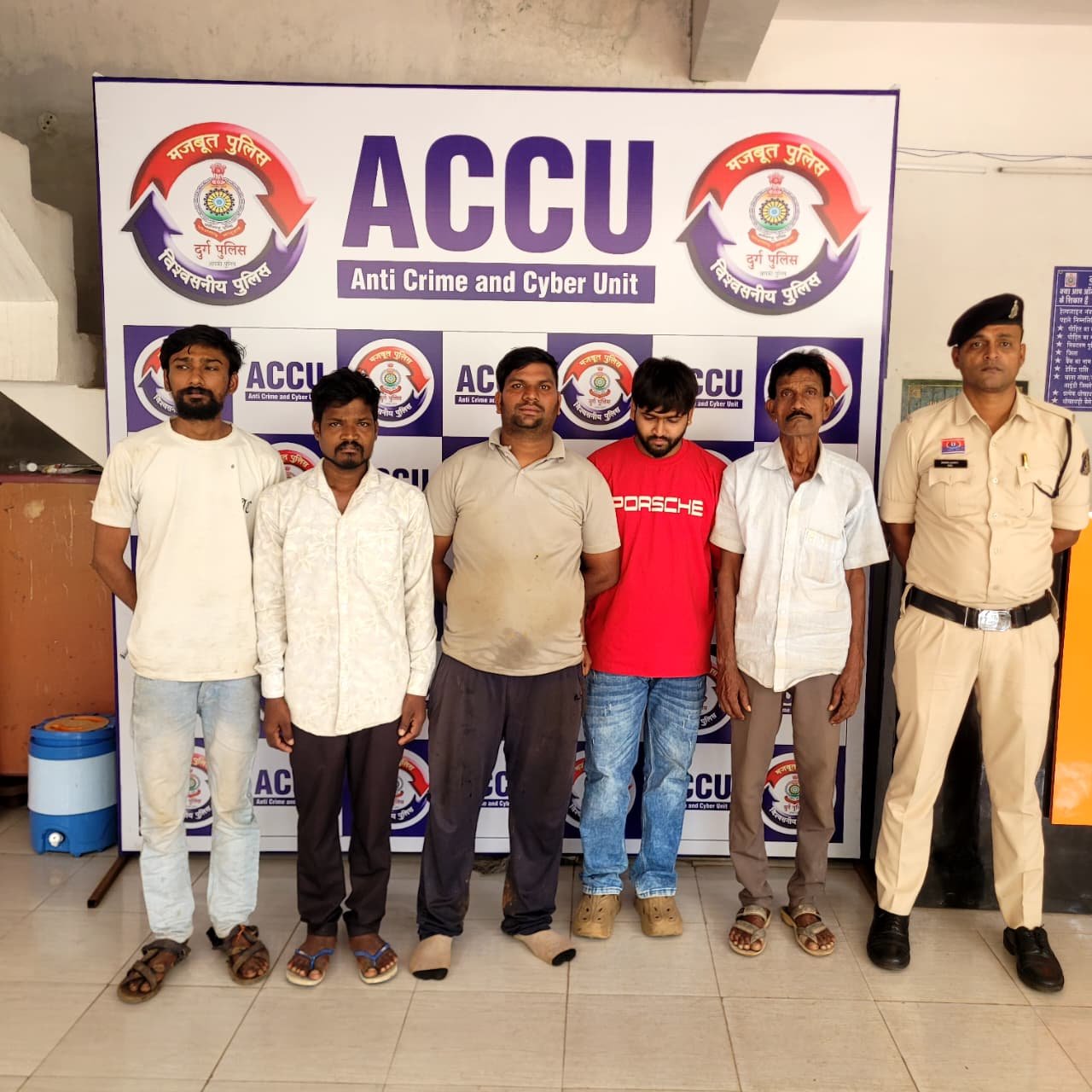 कमीशन के लालच में साइबर ठगों को बैंक खाते देने वाले 6 म्यूल खाताधारक गिरफ्तार