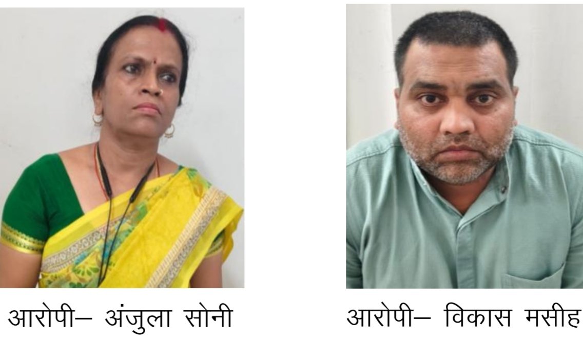 80 हजार के वेतन एरियर के भुगतान के बदले 10 हजार की रिश्वत, प्राचार्या व बाबू गिरफ्तार