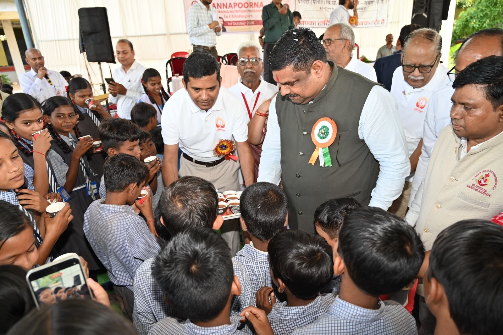 शिक्षा मंत्री यादव ने स्कूलों में साईंश्योर न्यूट्रिशन पायलट प्रोजेक्ट का किया शुभारंभ