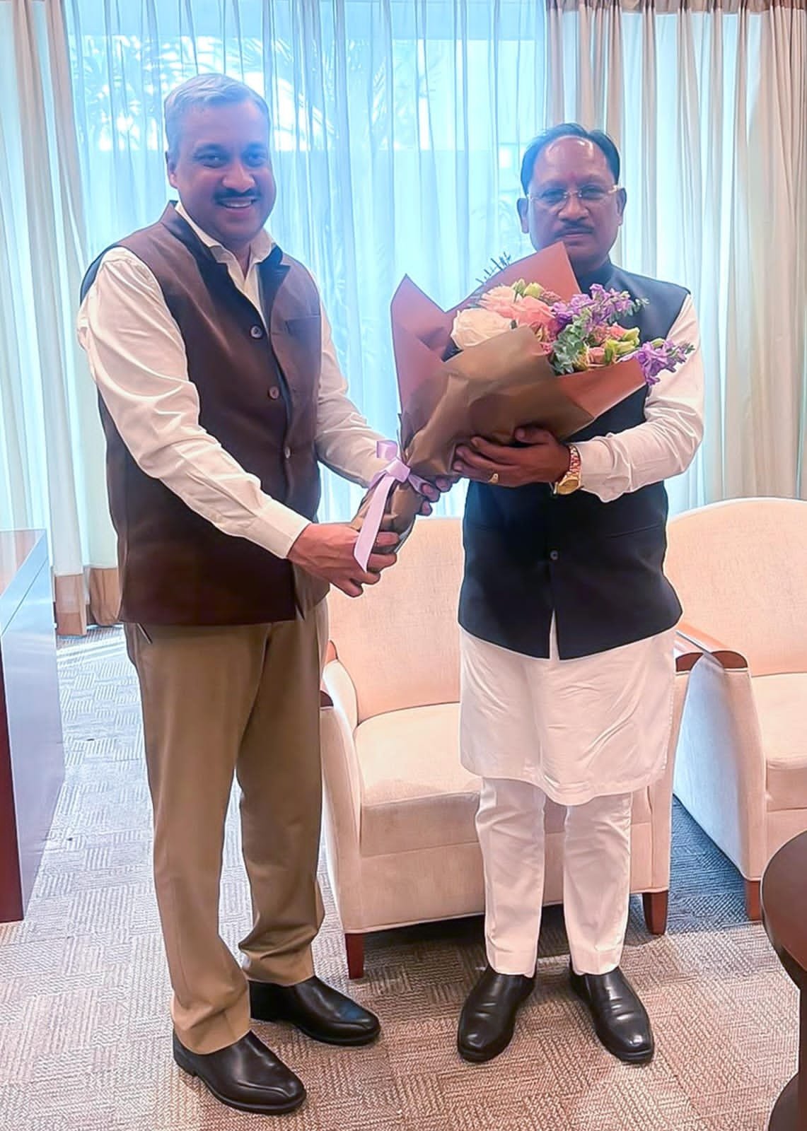 SING फोरम 2026 में सहभागिता के लिए सिंगापुर पहुंचे मुख्यमंत्री विष्णु देव साय SING फोरम 2026 में सहभागिता के लिए सिंगापुर पहुंचे मुख्यमंत्री विष्णु देव साय