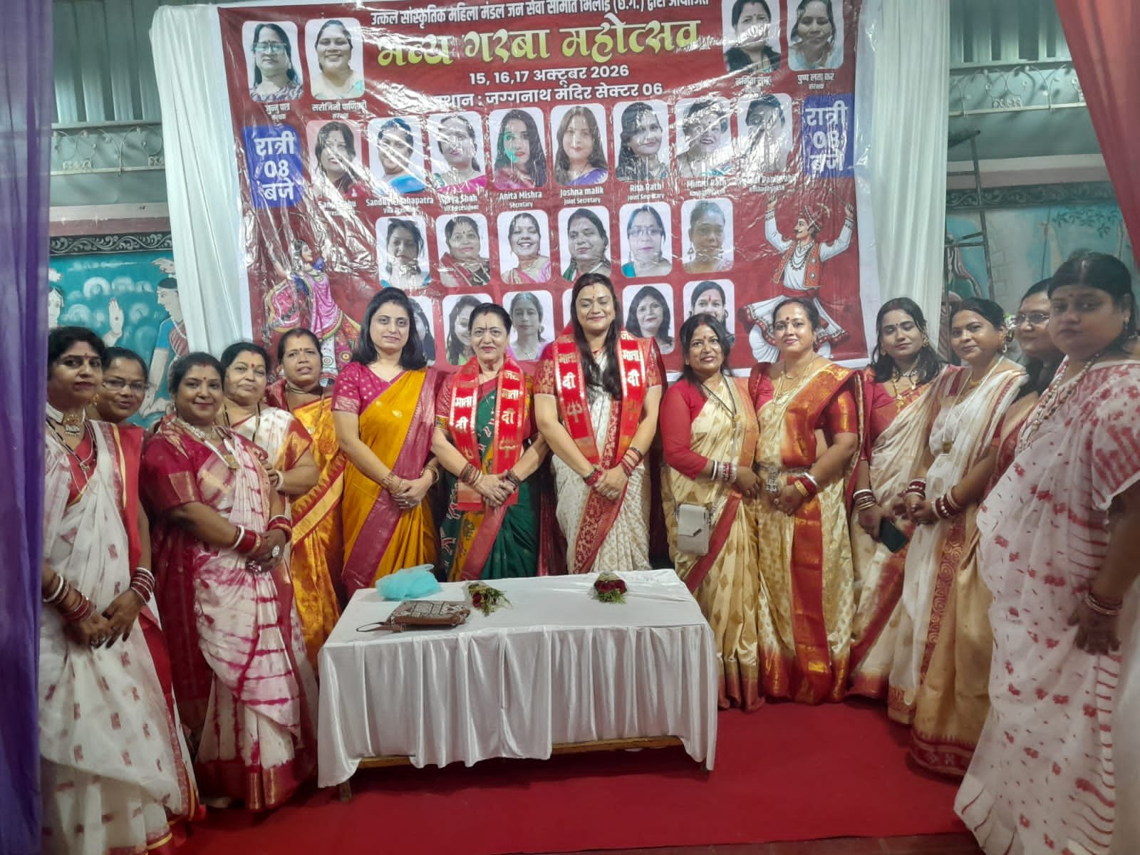 भिलाई के जगन्नाथ मंदिर में गरबा, धुनुची और बॉलीवुड नृत्य की धूम