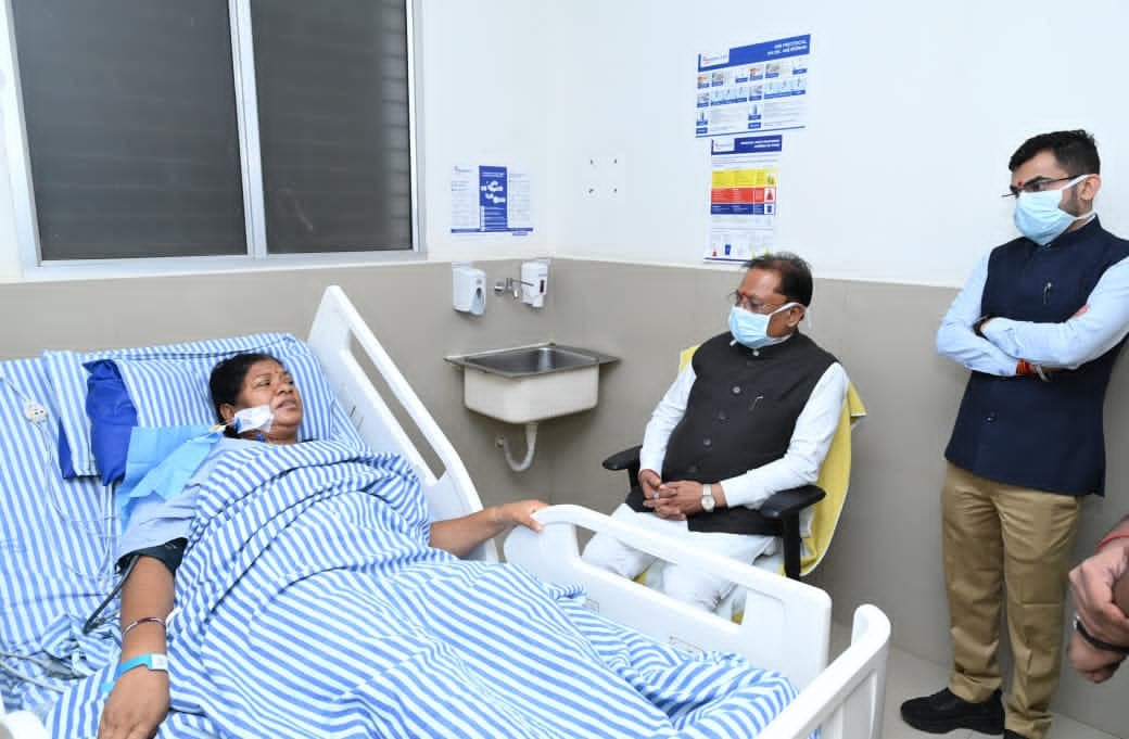 मुख्यमंत्री विष्णुदेव साय ने विधायक श्रीमती रायमुनी भगत का जाना कुशलक्षेम : शीघ्र स्वास्थ्य लाभ की कामना की
